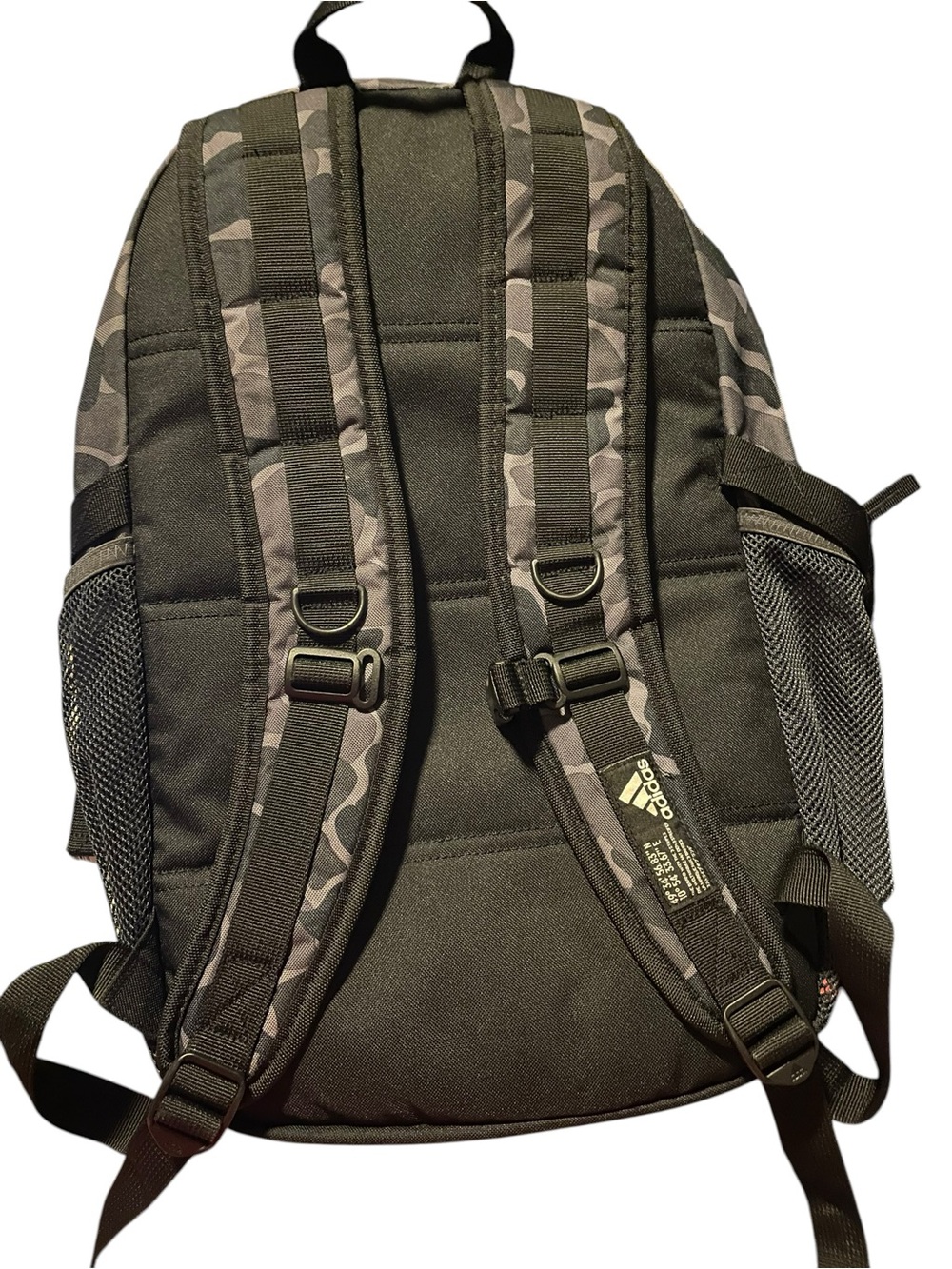 adidas Black and Gray Camo Backpack - Picture 2 of 4